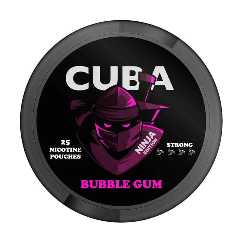 Bubblegum Flavoured Nicotine Pouches