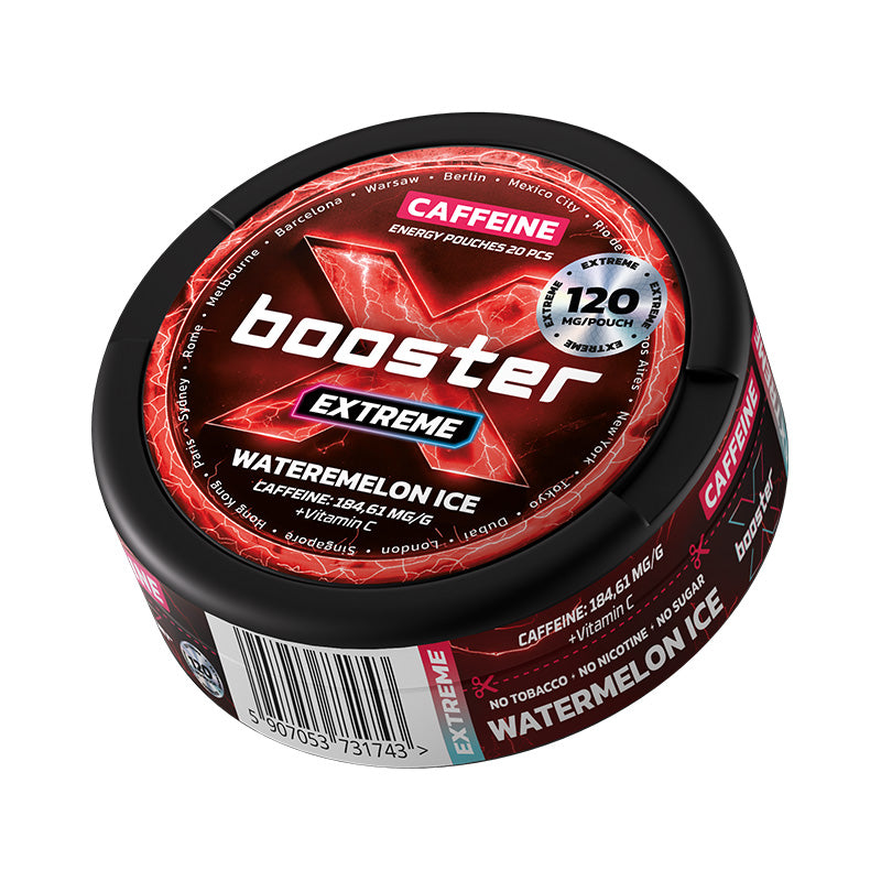 X Booster - Watermelon Ice Caffeine Energy Pouches (120mg)