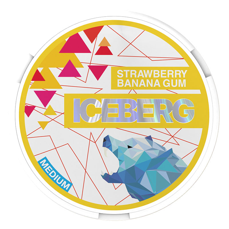 Iceberg Strawberry Banana Gum Medium