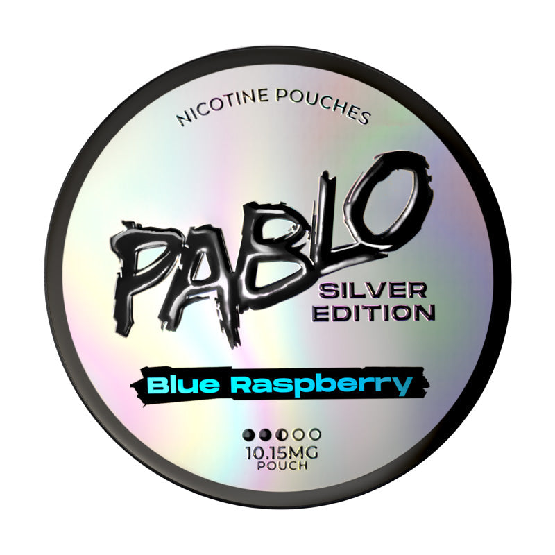 Pablo Silver Edition Blue Raspberry 10mg Nicotine Pouches