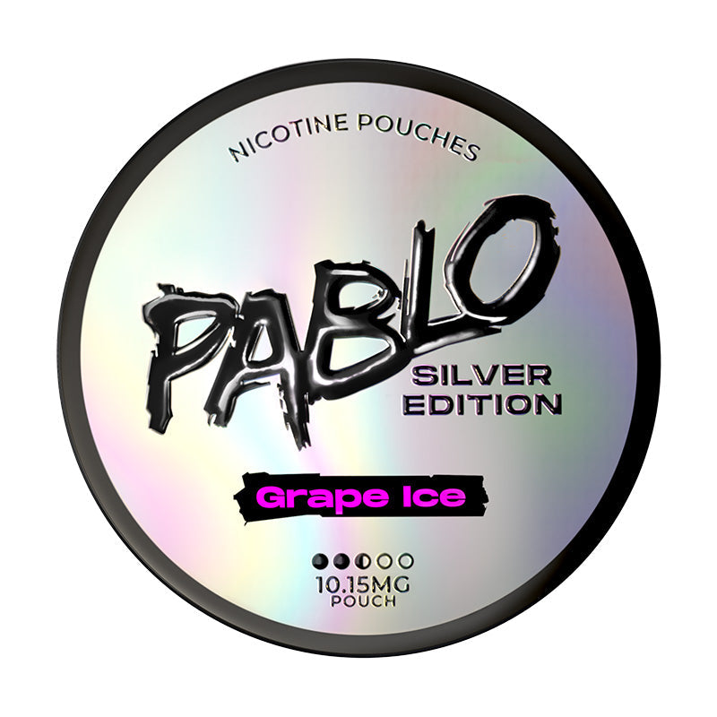 Pablo Silver Edition Grape Ice 10mg Nicotine Pouches