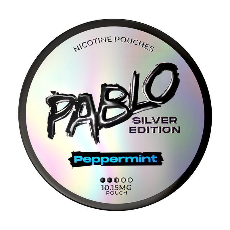Pablo Silver Edition Peppermint 10mg Nicotine Pouches