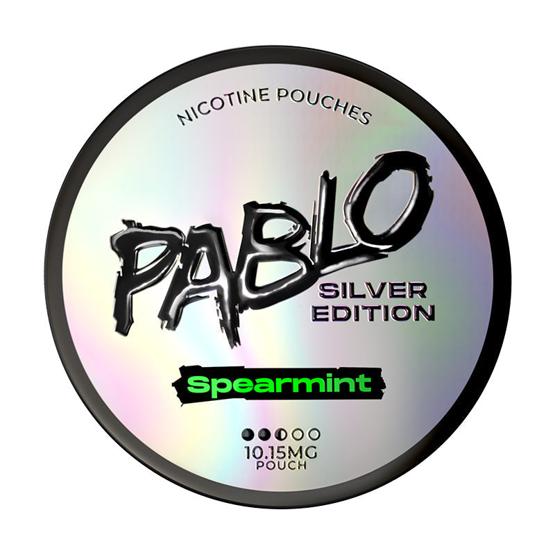 Pablo Silver Edition Spearmint 10mg Nicotine Pouches